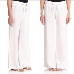 Lilly Pulitzer Linen White Pants Large